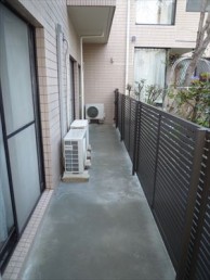 フェンスと間仕切りの取付 フェンスと間仕切りの取付